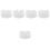 5Pcs Plastic Egg Cooker Lids Multipurpose Clear Egg Steamer 6