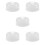 5Pcs Plastic Egg Cooker Lids Multipurpose Clear Egg Steamer 10