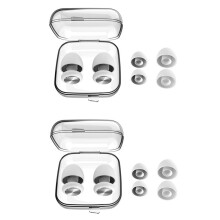 Bouchons D'Oreille pour RéDuction Du Bruit Bouchon D'Oreille en Silicone éTanche pour RéDuction Du Bruit, Travail et Sensibilité au Bruit Blanc