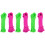 6Pcs Child Skipping Rope Fun Elastic Jump Ropes Assorted Color Durable 4