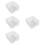 24Pcs Universal Clear Food Pan Lids with Handle Reusable 9