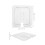 24Pcs Universal Clear Food Pan Lids with Handle Reusable 11