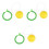 3Pcs Durable Loop Toy Child Jumping Loop for Active Play 3