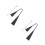2Ensembles Double Trompette Percussion Metal Noir Avec Marteau Bois 7