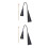 2Ensembles Double Trompette Percussion Metal Noir Avec Marteau Bois 8