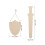 2Sets Schild En Set Khaki Materiaal Knutselen 3