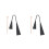 2Ensembles Double Trompette Percussion Metal Noir Avec Marteau Bois 9