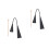 2Ensembles Double Trompette Percussion Metal Noir Avec Marteau Bois 10