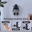 Wall Mounted Stand Bracket for PS5/PS4// Controller Headset Table Bottom Storage Bracket Black 8
