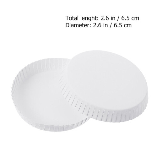 300Pièces Couvercles Blancs Pour Tasses Jetables Usage À 1