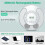 New Portable CD Player ,Dual  Model,USB Player,Dual Stereo Speakers,A-B Repeat,AUX , Speed Control Black 10