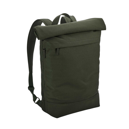 BagBase (One Size, Pine Green) Bagbase Simplicity Roll Top Backpack