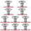 10Pcs Stainless Steel Pot Lid Knobs Silver Kitchen Replacement Handles 4