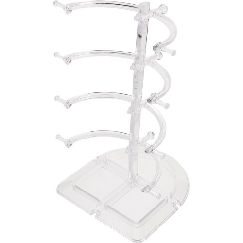 3Pcs Acrylic Sunglass Holder Stand Multi-Glasses Transparent Organizer 1