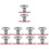 10Pcs Stainless Steel Pot Lid Knobs Silver Kitchen Replacement Handles 7