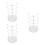 3Pcs Acrylic Sunglass Holder Stand Multi-Glasses Transparent Organizer 5