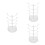 3Pcs Acrylic Sunglass Holder Stand Multi-Glasses Transparent Organizer 7
