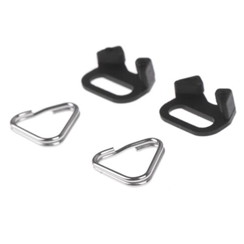 4 Set Camera Strap Buckle, Split Triangle Ring Replacement, Durable Belt Hook for Digital Camera Shoulder Straps 2