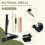Multifunctional Scribing Tools,Construction Pencil,Scoring Tools,Contour Gauge,Marking Tools,Mechanical Pencil Pack of 5 4