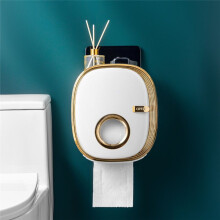 Non-Perforated Wall-Mounted Bathroom Storage Rack Toilet Waterproof Tissue Box Bathroom Storage Rack