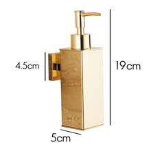 3X Liquid Soap Dispenser Bathroom Wall Mounted Gold Shower Gel Detergent Shampoo Bottle for Kitchen Hotel Home