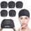 12 Pcs Wig Cap for Wig Making Elastic Dome Mesh Wig Cap Women's Front Lace Wig Black 4