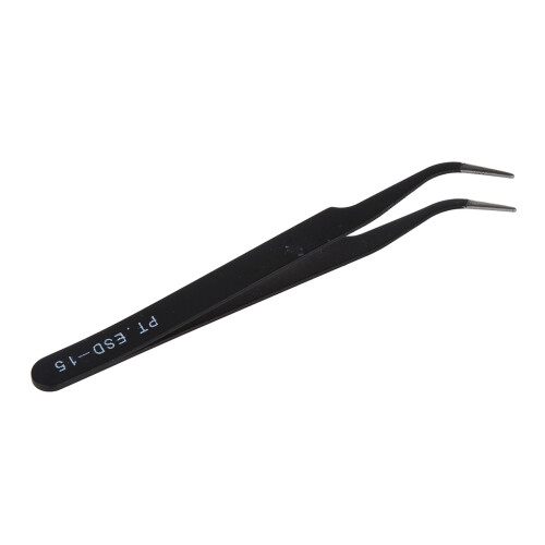 5X Pince A Pointe Coubee Anti-Statique Noir 1