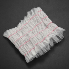 500PCS Einweg Stretch Vlies Stirnband Frauen Mädchen SPA Salon Makeup Hotel Breites Haarband Travel Portable Turban