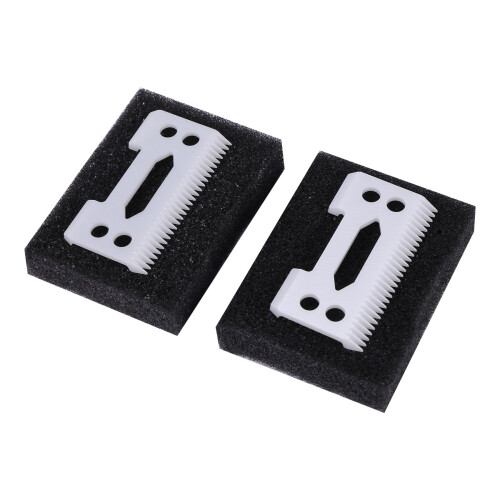 New 25Pcs 28 Teeth Zirconia Ceramic Clipper Blade for  Senior Clipper 2