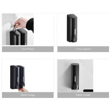 4X 350Ml Soap Dispenser Wall Mounted Manual Soap Dispenser Bathroom Shower Gel Liquid Shampoo Dispenser Holder