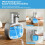 New Wall Mounted Automatic Soap Dispenser Foam  Hand Washing Machine 500ml Liquid Rechargeable Induction Sensor 4