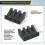 2Pcs Silicone Soap Dish with Drain, Shower/Bathroom Soap Rack, Self Draining Waterfall Soap Tray/Kitchen Keeper(Gray) 5