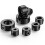 Drill Stop Bit Collar Set, 36PCS Adjustable Drill Depth Stop Collar Limit Ring with Carbon Steel Set for Drill Bits 6