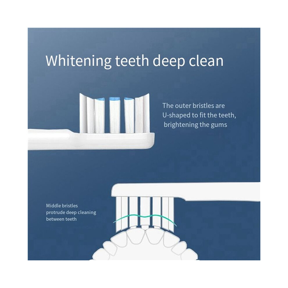 20x for MIJIA T301 MES605 T302 MES608 T501 MES607 Replacement Electric Tooth Brush Heads White