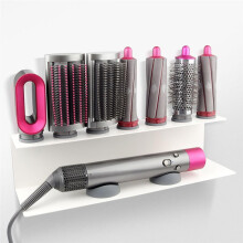Hair Dryer Holder Wall Mount,Shelf Dryer and Hair Curler Holder Storage Rack,Bathroom Organizer Holder