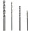 200 Pieces 0.5mm-2.0mm Straight Shank  Drill Bit Set Tiny  Small Drill Bits Full-Ground HSS Twist Drill for Dil 3
