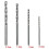 200 Pieces 0.5mm-2.0mm Straight Shank  Drill Bit Set Tiny  Small Drill Bits Full-Ground HSS Twist Drill for Dil 6