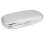 2X Glasses Case, Aluminum Hard Shell Eyeglasses Case Striped Spectacles Box 2