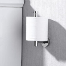 2X SUS 304 Stainless Steel Toilet Paper Holder,Round Tissue Holder,Paper Roll Dispenser
