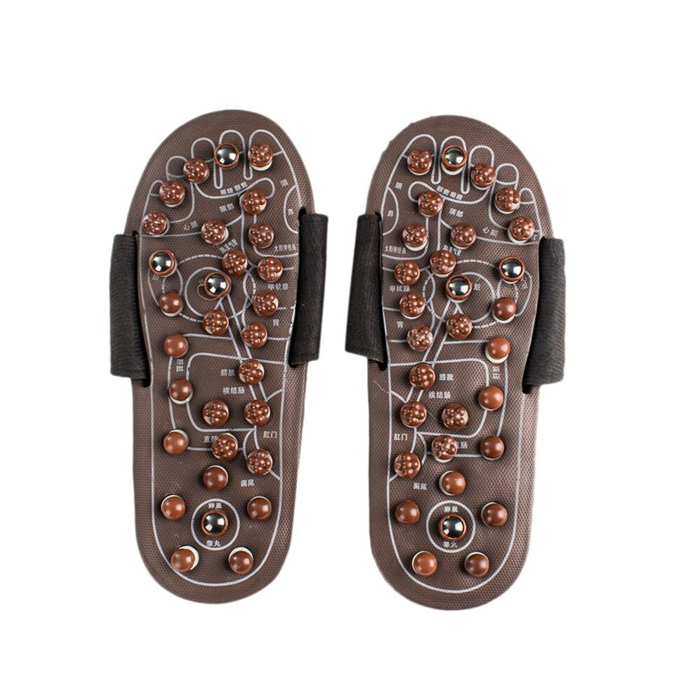 Typecat Unisex 2X Acupressure Foot Massager Massage Slippers Shoes Reflexology Sandals Relief Plantar Fasciitis Arthritis S