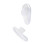 Soft Elliptical Silicon Nose Pad for Glasses (Transparent, 10 Pairs) 2