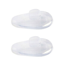Soft Elliptical Silicon Nose Pad for Glasses (Transparent, 10 Pairs)