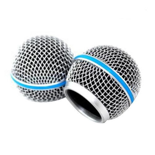 6X Replacement  Steel Mesh Microphone Grill  Microphone Grille Replacement  DIY Parts Accessory for Beta58A 2