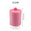 24Pcs Dark  Hair Styling Soft Foam Sponge Rollers Curlers Hairdressing Tool 5