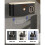 USB Rechargeable Toothbrush Disinfect Holder Automatic Toothpaste Dispenser Wall Mounted Toothbrush Storage Rack 3