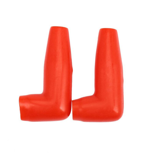 60pc Electric Guard Motor Winch Cable Terminal Boot Rubber Cover Black+Red+Yellow