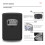 Wall Mount Key Lock Box,4 Position Outdoor Combination Lock Box, House Keys, Key Safe Secure Storage Lock Box,Black 3