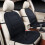 2X Heated Car  Cushion - Auto  Cover Warmer Auto Headed with Lumbar Support 5