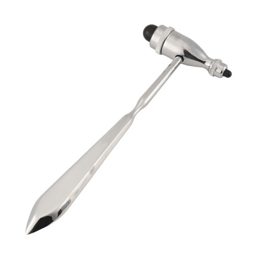Zinc Alloy Percussion Hammer Multi-Functional Neurological Reflex Diagnostic Hammer Massage Relaxation 2