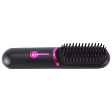 2X Electric Hair Brushes Wireless Hair Straightener Brush for Rechargeable Hair Straightener Cordless Heating Comb